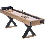 Mophorn - table de jeu de palets 2 en 1 de 9 pieds - idal pour le divertissement en famille cette table ...