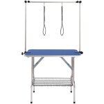Mophorn table de toilettage pour animaux de compagnie avec deux bras rglables, support de toilettage ...
