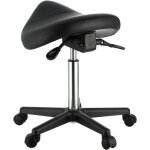 Mophorn - tabouret de selle avec roulettes, capacit de poids de 400 lb, tabouret roulant ergonomique, ...