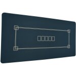 Tapis de poker 70x35 pouces, 6 - 8p, pliable, imperméable, rectangulaire, dessus de table de poker, jeux ... Tapis de poker 70x35 pouces, 6 - 8p, pliable, imperméable, rectangulaire, dessus de table de poker, jeux ...