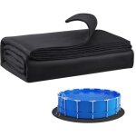 Mophorn tapis de sol pour piscine, conu pour piscines hors sol rondes, fabriqu en gotextile robuste ...