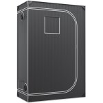 Tente de culture 2x4, 48 x 24 x 72, tente de culture hydroponique mylar 2000d hautement r�fl�chissante ...