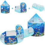 Mophorn tente de jeu 3 en 1 pour enfants avec tunnel, panier de basket pour garons, filles, tout - petits, ...