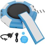 Mophorn trampoline aquatique gonflable de 10 pieds plateforme de natation rebond avec toboggan piscine ... Mophorn trampoline aquatique gonflable de 10 pieds plateforme de natation rebond avec toboggan piscine ...