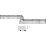 Mophorn - tunnels pour poulets, 287 x 78, 7 x 24, 2 pouces (l x l x h), tunnels pour poulets d'ext�rieur ...