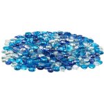 Mophorn verre � feu, pierres de chemin�e sans fum�e 4, 5 kg, perles de verre r�fl�chissantes 1, 9 cm, ...