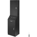 Mophorn - vevor armoire de rangement pour salon de coiffure, meuble de salon de coiffure pour coiffeur, ...