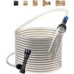Vevor aspirateur a gravier pour aquarium, avec tuyau en pvc de 9, 1 m, nettoyeur de gravier a siphon ...