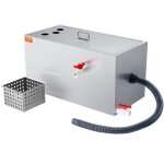 Mophorn - vevor intercepteur a graisse commercial, separateur de graisse 11, 3 kg, bac a graisse entree ... Mophorn - vevor intercepteur a graisse commercial, separateur de graisse 11, 3 kg, bac a graisse entree ...
