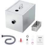 Mophorn - vevor intercepteur a graisse commercial, separateur de graisse 3, 6 kg, bac a graisse entree ... Mophorn - vevor intercepteur a graisse commercial, separateur de graisse 3, 6 kg, bac a graisse entree ...