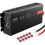 Mophorn - vevor onduleur a onde sinuso?dale modifiee, 3000w, cc 12 v a ca 230 v, ecran lcd, avec 3 prises ...