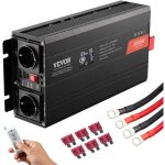 Mophorn - vevor onduleur a onde sinusoïdale pure, 2000 w, onduleur cc 12 v vers ca 230 v avec 2 prises ... Mophorn - vevor onduleur a onde sinusoïdale pure, 2000 w, onduleur cc 12 v vers ca 230 v avec 2 prises ...