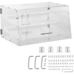 Mophorn - vitrine à pâtisserie à 2 niveaux, boîte de comptoir de boulangerie en acrylique avec accès ... Mophorn - vitrine à pâtisserie à 2 niveaux, boîte de comptoir de boulangerie en acrylique avec accès ...