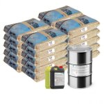 Moquette de pierre - kit complet 33m� - teinte : ivoire