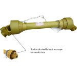 Jardiaffaires - cardan avec sécurité à boulon 1m 40cv maximum Jardiaffaires - cardan avec sécurité à boulon 1m 40cv maximum
