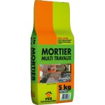 Mortier multi travaux gris 5kg - mortier polyvalent pr�t � g�cher - r�parations, rebouchage, assemblage ...