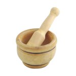 Mortier et pilon en bois Ø12cm Mortier et pilon en bois Ø12cm