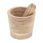 Mobilibrico - mortier et pilon en bois d'acacia Mobilibrico - mortier et pilon en bois d'acacia