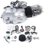Moteur 125cc 4 temps, kit moteur atv semi - automatique 3 vitesses, avec d�marreur �lectrique invers� ...