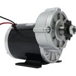 Moteur lectrique 36 volts 600 watts - my1020z rducteur  engrenages avec pignon  chane 10 dents n ...