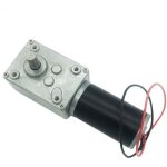 Moteur � engrenages � vis sans fin 12 v 12 tr / min cc, 70 kg / cm, couple �lev�, autobloquant, mini ...