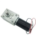 Moteur � engrenages � vis sans fin 12 v 12 tr / min cc, 70 kg / cm, couple �lev�, autobloquant, mini ...