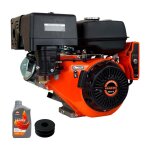 Moteur essence 4 temps 16cv démarrage électrique + huile + poulie moteur 25 mm f Moteur essence 4 temps 16cv démarrage électrique + huile + poulie moteur 25 mm f