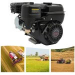 Moteur � essence 4 temps 212 cm3 7, 5 cv moteur portable agricole monocylindre