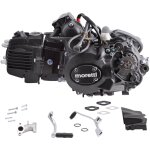 Moteur horizontal moretti 154fmi, 125 cc 4t, bo�te manuelle � 4 vitesses, noir (sans huile)