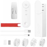 Moteur de rideau � billes intelligent tuya wifi, ouverture automatique, sans fil, compatible stores enrouleurs ...