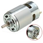 Moteur rs775 dc 12 v double roulement  billes 35 - 9000 rpm rs775 durable  faible bruit couple lev ...