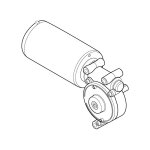 Moteur seul de remplacement pour moteur coulissant sl524 - sl524cb - sl424 cardin Moteur seul de remplacement pour moteur coulissant sl524 - sl524cb - sl424 cardin