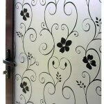 (motif noir, 50cmx100cm)film de confidentialité pour fenêtre givré - autocollant décoratif non adhésif ... (motif noir, 50cmx100cm)film de confidentialité pour fenêtre givré - autocollant décoratif non adhésif ...