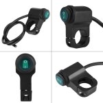 Moto guidon interrupteur on off bouton, universel 12v 22mm brouillard spot commutateur de lumi�re moto ...
