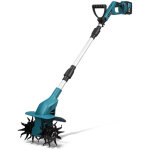 Motobineuse �lectrique pliable, (profondeur de travail : 15 cm, largeur : 20 cm, 4 lames acier, �cran ...