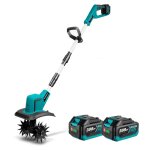 Motobineuse électrique sans fil brushless , 4 lames acier, largeur de travail 20 cm, profondeur de travail ... Motobineuse électrique sans fil brushless , 4 lames acier, largeur de travail 20 cm, profondeur de travail ...