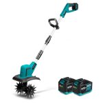Motobineuse électrique sans fil brushless , 4 lames acier, largeur de travail 20 cm, profondeur de travail ... Motobineuse électrique sans fil brushless , 4 lames acier, largeur de travail 20 cm, profondeur de travail ...
