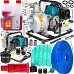 Viva - motopompe essence avec accessoires pour eaux charges 800l - min