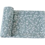 Mouchoir carr� en coton � motif de feuilles de vigne, 120x120 cm, tissu en coton extra doux, unisexe. ...