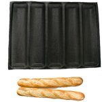 Moule  baguette en silicone - moule  pain perfor antiadhsif, moule  hot - dog, tapis de cuisson