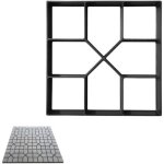 Moule à béton pour la fonte de plaques de trottoir chemin maker mould à 40 x 40 cm pour pavage en dalles ... Moule à béton pour la fonte de plaques de trottoir chemin maker mould à 40 x 40 cm pour pavage en dalles ...
