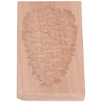 Moule � biscuits en bois de forme mignonne, moule � biscuits en bois de h�tre, tampon de presse � avec ...