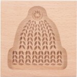 Moule � biscuits en bois sculpt�, moule � biscuits en pain d'�pice robuste en bois de h�tre facile � ...