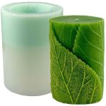 Moule bougie silicone candle mold 3d moules pour bougies cylindrique forme moulle a bougies silicone ...