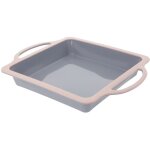 Moule carr� en silicone 20x20cm rigidis� 3356