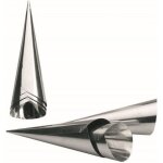 Moule � cornets - ibili - lot de 6 - acier �tam� - longueur 12 cm - passe au lave - vaisselle