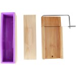 Moule de coupe - savon durable, moule savon, rabot savon violet, multifonctionnel pour pizza, pain bricolage ...