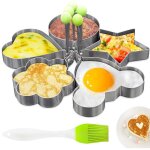 Moules � cr�pes et � ?ufs pour po�le, en acier inoxydable, faciles � utiliser et � nettoyer, de formes ...