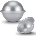 Moules  gteau en aluminium 3d mini 8 cm en forme d'hmisphre, moule  gteau en forme de demi - sphre, ...