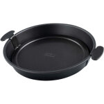 Moule � g�teau et quiches rond de 28 cm avec fond amovible zenker black metallic